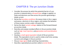 CHAPTER 8 The pn Junction Diode
