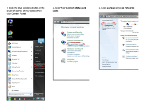 1. Click the blue Windows button in the lower left corner of your