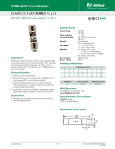 class cc klkr series fuses