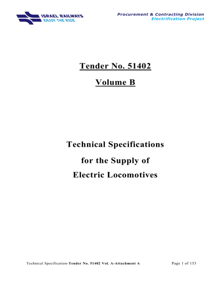 Volume B - Technical Specifications