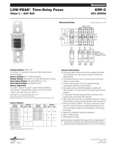 LOW-PEAK® Time-Delay Fuses KRP-C