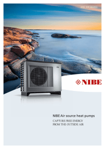 NIBEAir source heat pumps