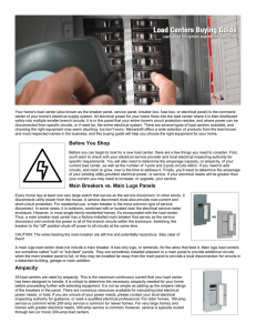 Before You Shop Main Breakers vs. Main Lugs Panels