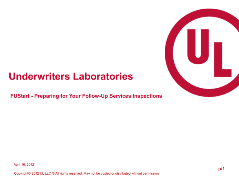 Underwriters Laboratories