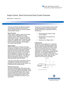 Surge Current, Short-Circuit & Fault Current Overview
