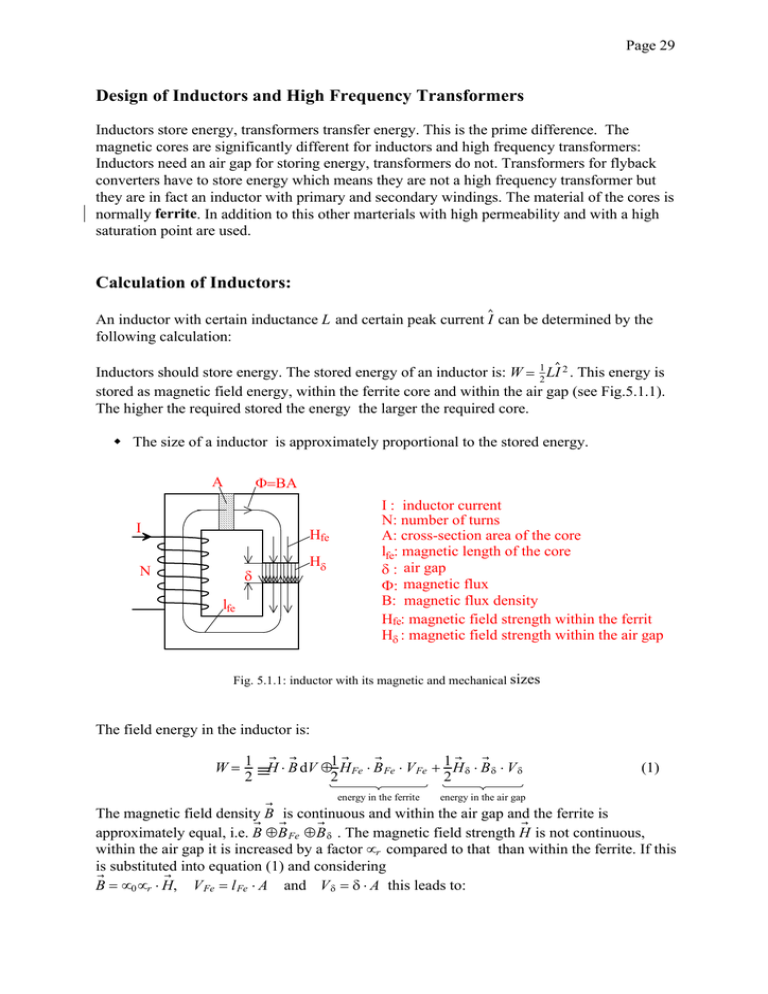 Design of Inductors and High Frequency Heinz Schmidt