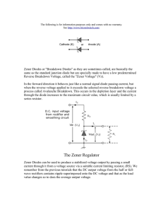Fundamentals of Zener Diodes