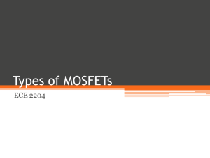 Types of MOSFETs