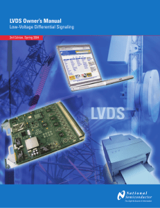 LVDS Owner`s Manual - Low-Voltage Differential Signaling (PDF