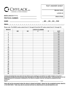 Blank Answer Sheet - No Company DesignationLMC071411