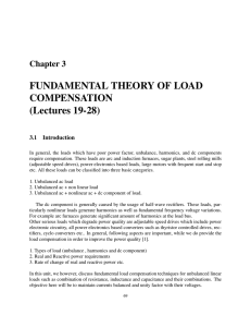 FUNDAMENTAL THEORY OF LOAD COMPENSATION