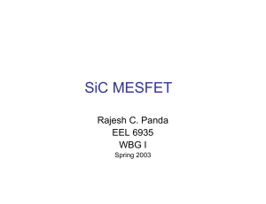 SiC MESFET