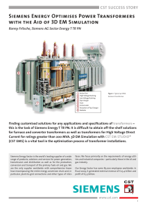 Siemens Energy Optimises Power Transformers with the Aid