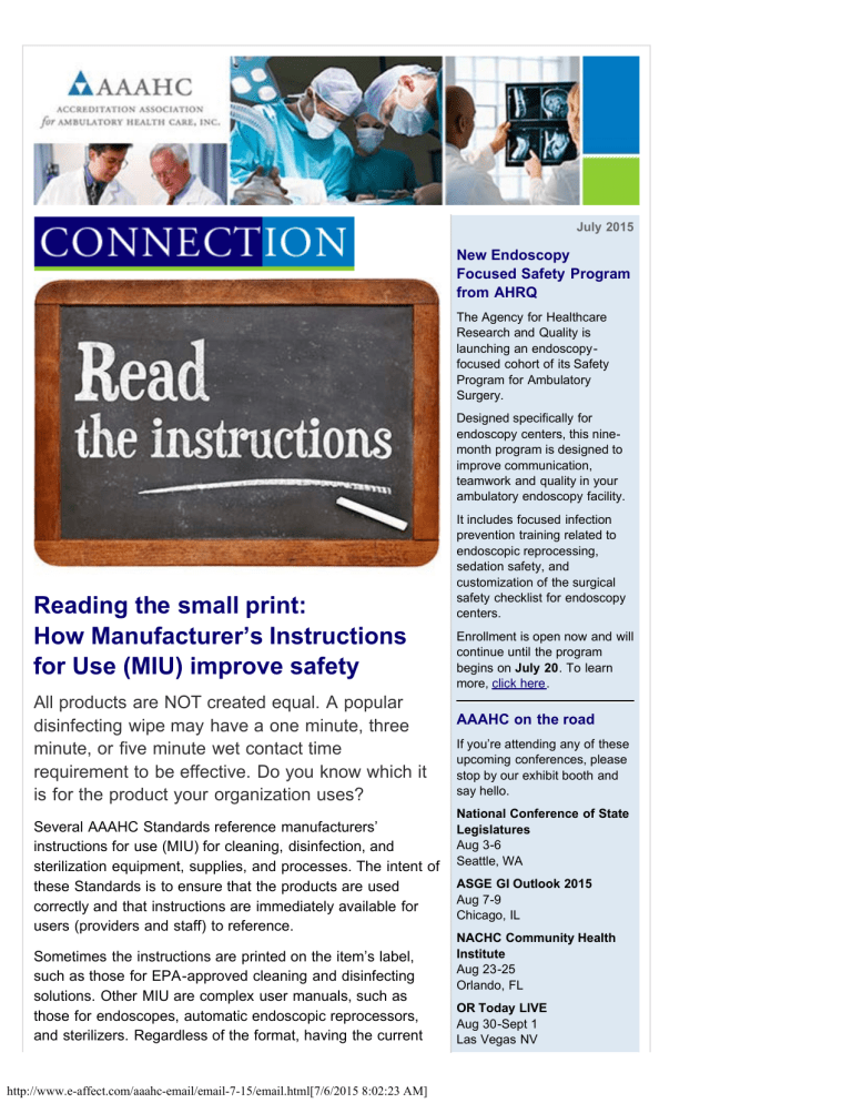 How Manufacturer`s Instructions for Use