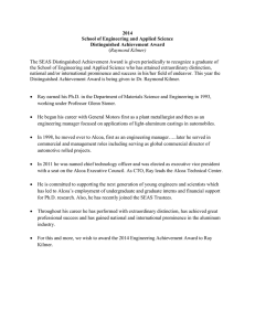 2014 School of Engineering and Applied Science Distinguished