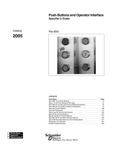 Push Buttons & Operator Interface Catalog - Schneider Electric