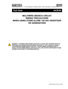 MULTIWIRE BRANCH CIRCUIT WIRING