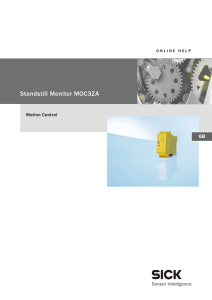 Standstill Monitor MOC3ZA
