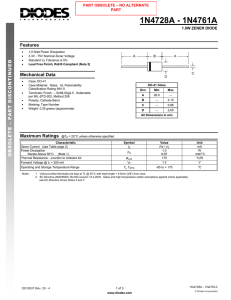 1N4728A - 1N4761A - Diodes Incorporated