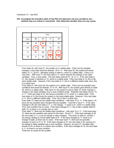 Asynchronous Circuit Analysis: Homework Assignment