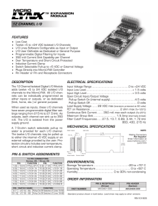 Datasheet for Specifications