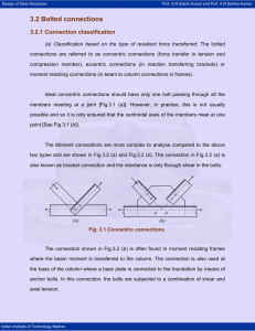 Bolted Connections in Steel Structures Design