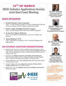 Flyer - IEEE Industry Applications Society