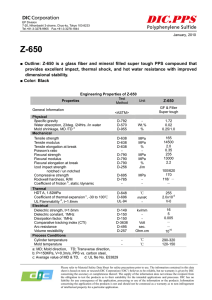 Z-650 PPS Compound Datasheet: Properties & Specifications