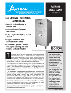 Patriot Load Bank
