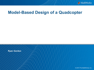Model-Based Design of a Quadcopter