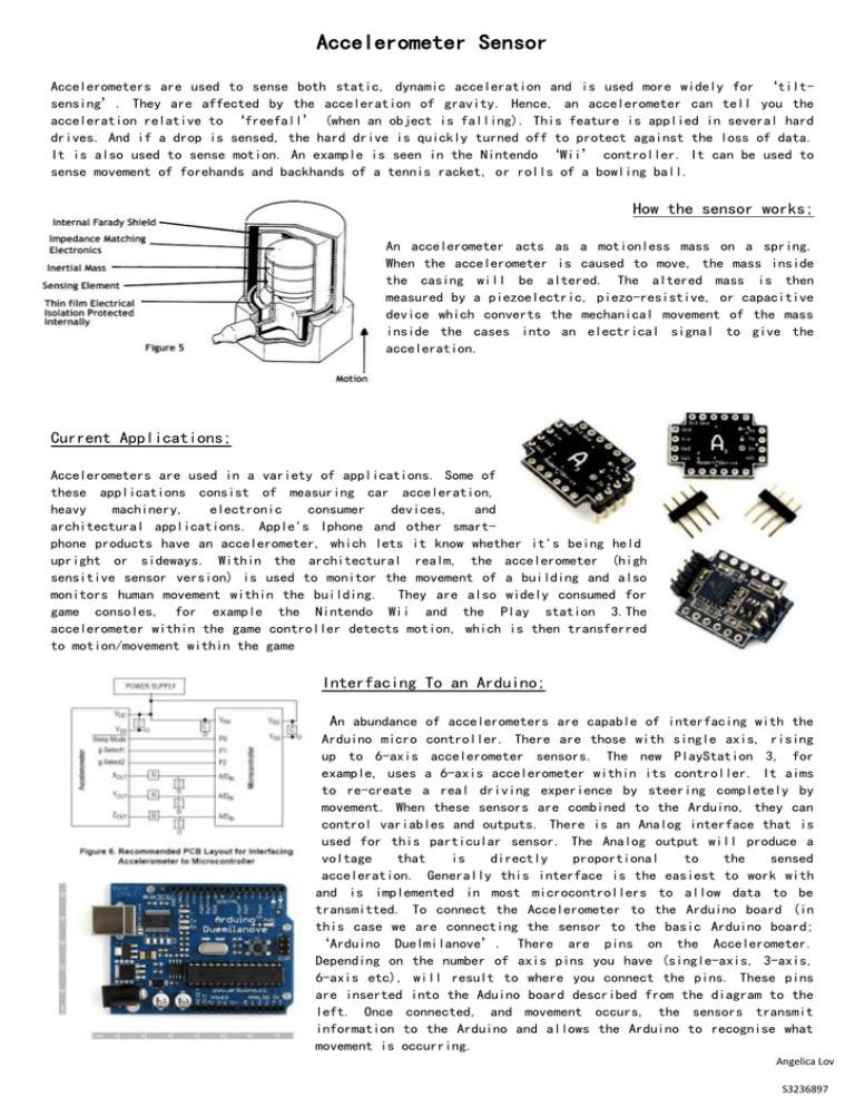 Accelerometer Sensors: Working, Applications, & Arduino Interfacing