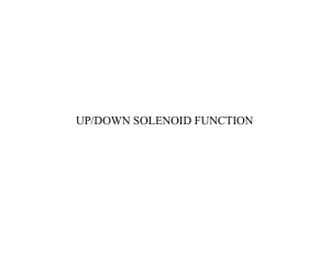 up/down solenoid function - Wood
