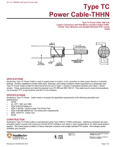 Type TC Power Cable-THHN