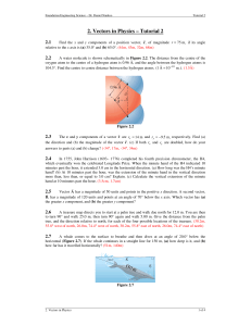 Vectors in Physics Tutorial: Problems and Solutions