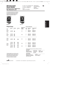 5C EDS Factory Sealed Selector Switches