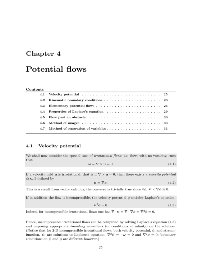 Potential Flows