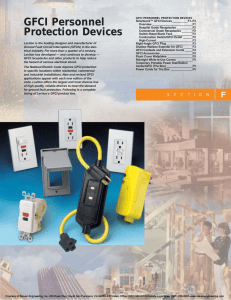 GFCI Personnel Protection Devices