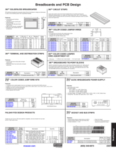 Breadboards and PCB Design