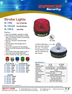 Strobe Lights - Home Controls