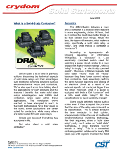 What is a Solid-State Contactor?