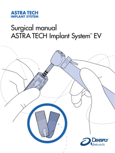 Surgical manual - DENTSPLY Implants