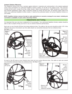 Xpedition Archery Bow User Manual: Adjustments & Warranty