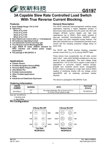 3A Capable Slew Rate Controlled Load Switch With True Reverse