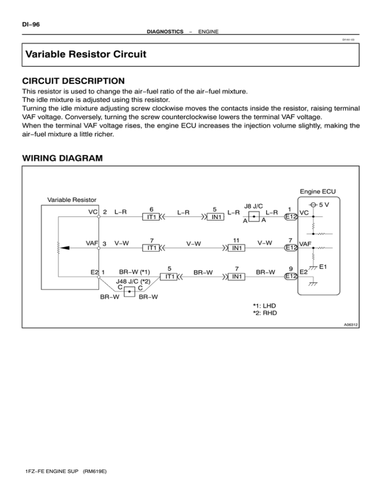 Variable Resistor Circuit