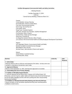 Facilities Management Environmental Health