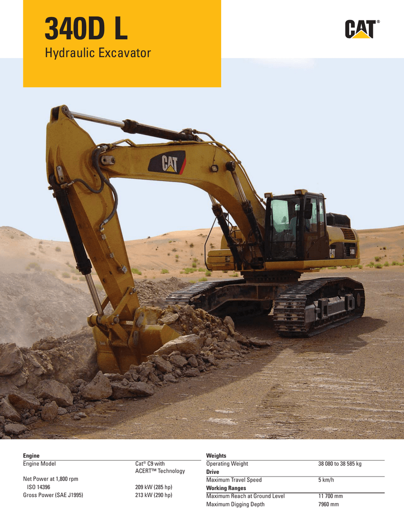 Caterpillar1:50CAT 340D Hydraulic Excavator# CAT85908C 