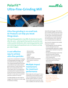 PolarFit™ Ultra-Fine-Grinding Mill