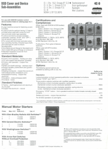 DSD Cover and Device Sub-Assemblies