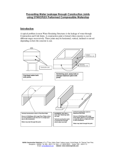 Waterstop Solutions: Preventing Leaks in Construction Joints