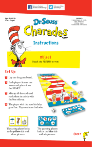 Dr. Seuss Charades